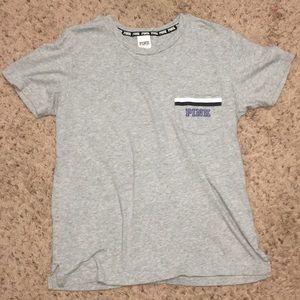 PINK Gray T-shirt